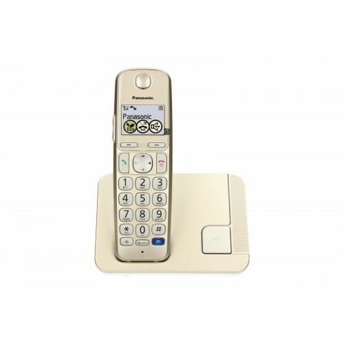 Phone landline Panasonic KX-TGE 210 PDN (champagne color) image 2