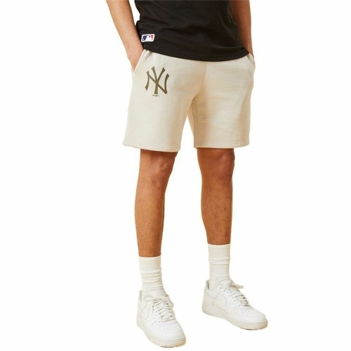 Спортивные мужские шорты New Era MLB Seasonal Team New York Бежевый image 4