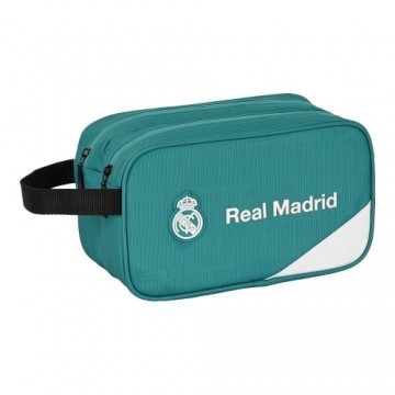 Bērnu tualetes soma Real Madrid C.F. Balts Tirkīzzaļš (26 x 15 x 12.5 cm)