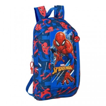 Повседневный рюкзак Spiderman Great power Красный Синий (22 x 39 x 10 cm)
