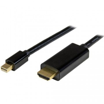 Kabelis Display Port uz HDMI Startech MDP2HDMM1MB 4K Ultra HD Melns 1 m