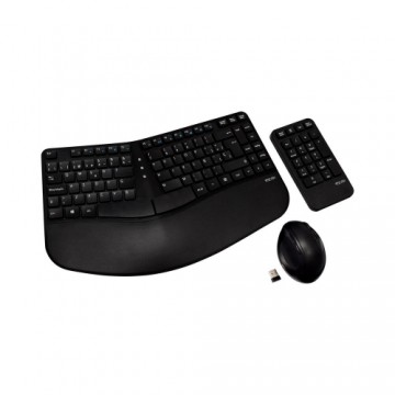 Клавиатура и беспроводная мышь V7 CKW400ES