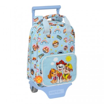 Школьный рюкзак с колесиками The Paw Patrol Sunshine Синий (20 x 28 x 8 cm)