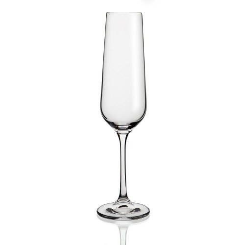 Šampanieša glāze Belia Bohemia Caurspīdīgs Stikls 6 gb. (20 cl) image 1