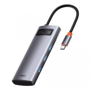 Baseus Metal Gleam USB 3.2 Gen 1 (3.1 Gen 1) Type-C 5000 Mbit/s Grey