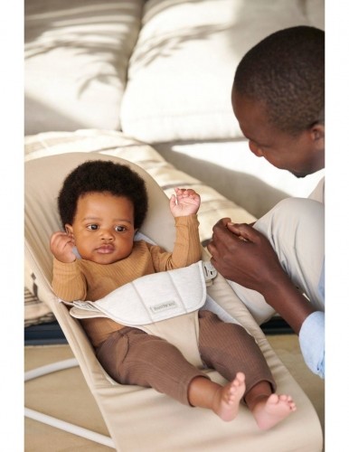 Babybjorn BABYBJÖRN šūpuļkrēsls BALANCE SOFT Cotton/Jersey, beige/grey, 005183 image 3