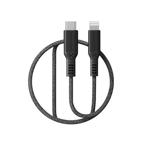 Amazingthing Premium MFI certifield Cable Type C - Lightning (black, 2.2m) image 1