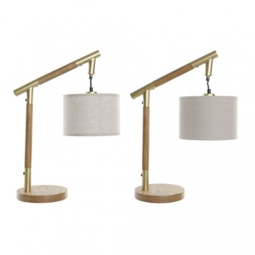Galda lampa DKD Home Decor Brūns Kokvilna Freno (36 x 20 x 52 cm) (2 pcs)