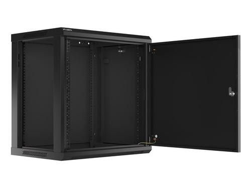 Lanberg WF01-6412-00B rack cabinet 12U Wall mounted rack Black image 2