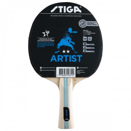Stiga Artist WRB 2* (concave) galda tenisa rakete image 1
