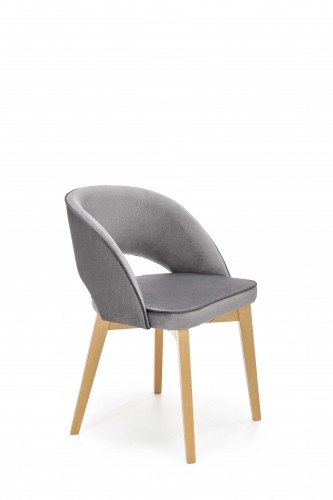 Halmar MARINO chair, color: velvet - MONOLITH 85 (light grey) image 1