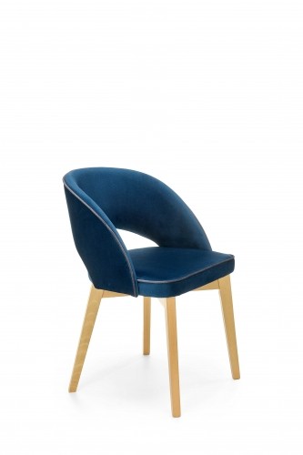 Halmar MARINO chair, color: velvet - MONOLITH 77 (dark blue) image 1