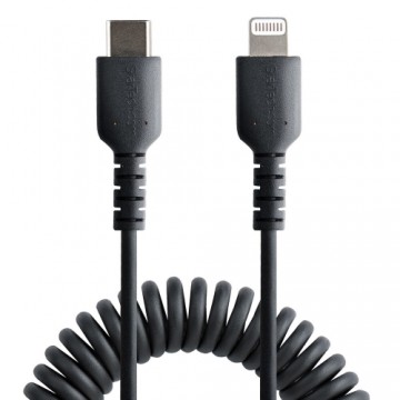 USB uz Lightning Kabelis Startech RUSB2CLT50CMBC Melns 50 cm