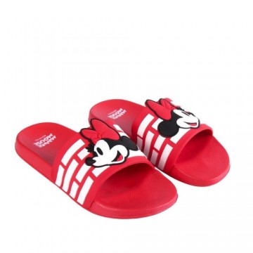 Pludmales sandales za djecu Minnie Mouse Sarkans