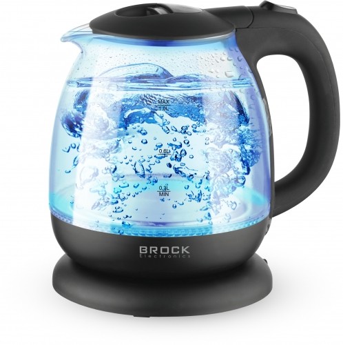 Brock Electronics BROCK Elektriskā stikla tējkanna. 1L, 900-1100 W image 1