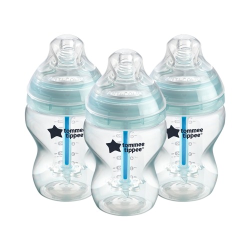 Tommee Tippee TOMMEE TIPPE feeding bottle ADVANCED ANTI-COLIC, 260 ml, 3 vnt., 422746 image 2