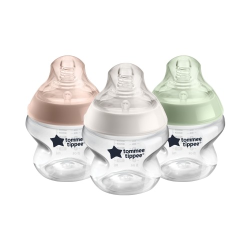 Tommee Tippee TOMMEE TIPPE barošanas pudelīte CLOSER TO NATURE, 150 ml, 3 vnt., 422718 image 2