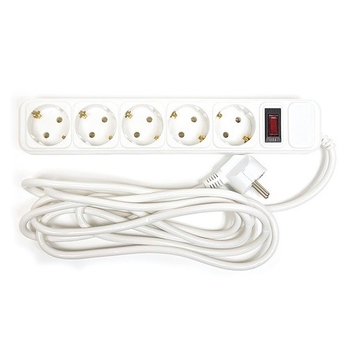 EXD Extension cord 3m, 5 sockets, with switch image 1