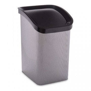 Berilo Atkritumu tvertne Oglekļa šķiedra Pašizgāzējs Plastmasa Tumši pelēks (27,3 x 43,7 x 34 cm)