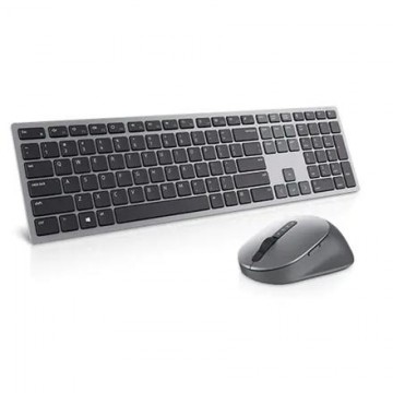 Dell Premier Multi-Device Keyboard and Mouse   KM7321W Keyboard and Mouse Set, Wireless, Batteries included, US/LT, Titan grey