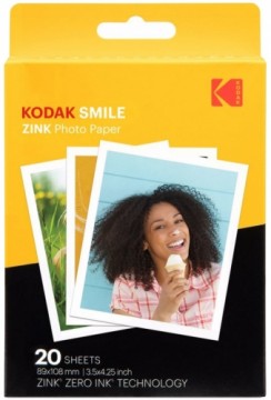 Kodak photo paper Zink 3x4 20 sheets