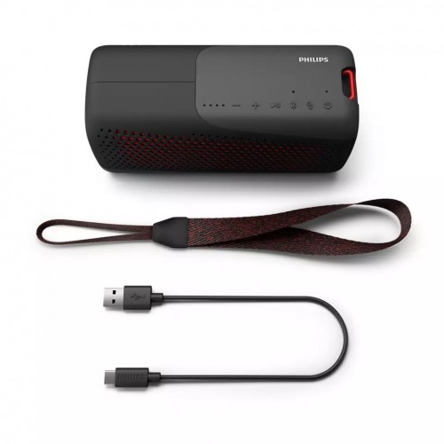 PHILIPS Bluetooth skaļrunis ar iebūvētu mikrofonu, D45mm,  melns - TAS4807B/00 image 2