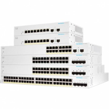 Cisco CBS220-24P-4X network switch Managed L2 Gigabit Ethernet (10/100/1000) Power over Ethernet (PoE) White