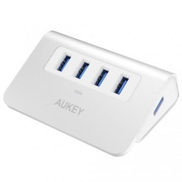 Aukey Hub CB-H5 USB aluminum | 4xUSB 3.0 | 5Gbps