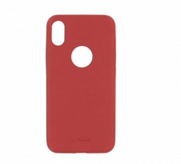 Tellur  
         
       Cover Slim Synthetic Leather for iPhone X/XS red