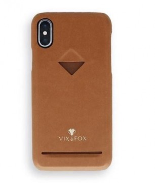 VixFox  
         
       Card Slot Back Shell for Iphone X/XS caramel brown