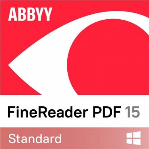 ABBYY FineReader PDF 15 Standard, Single User License (ESD), Subscription 1 year image 1