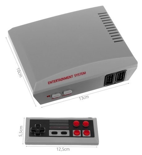 Retro Spēļu konsole (256 spēlēm / 2  spēļu kontrolieri / TV izeja ) image 5