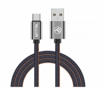 Tellur  
         
       Data cable, USB to Type-C, 1m denim