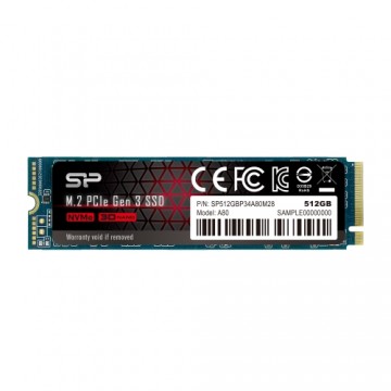 Silicon Power Computer & Communicat SILICON POWER SSD P34A80 512GB M.2 PCIe
