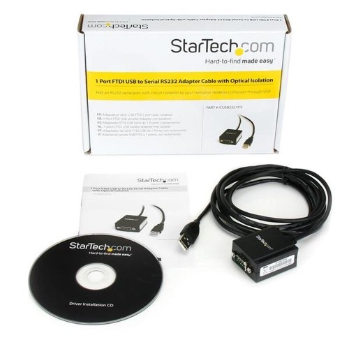 Адаптер USB—RS232 Startech ICUSB2321FIS         Чёрный image 1