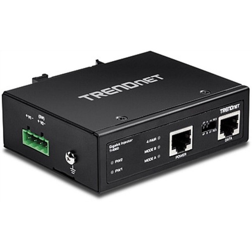 Инжектор PoE Trendnet TI-IG60 1000 Mbit/s Чёрный image 1