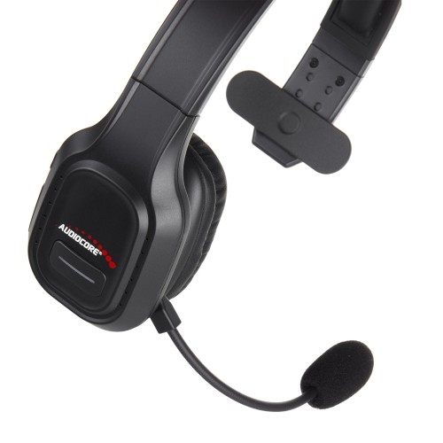 Audiocore 74452 Bluetooth Headset Headphone Noise Reuction Microphone Call CenterGoogle Siri Office Wireless image 4