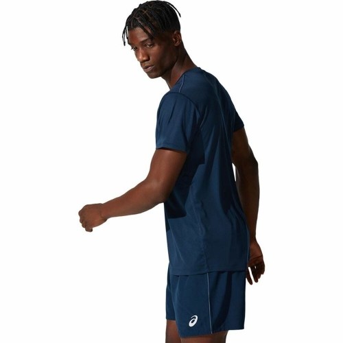 Vīriešu Krekls ar Īsām Piedurknēm Asics Core Tumši Zils image 5