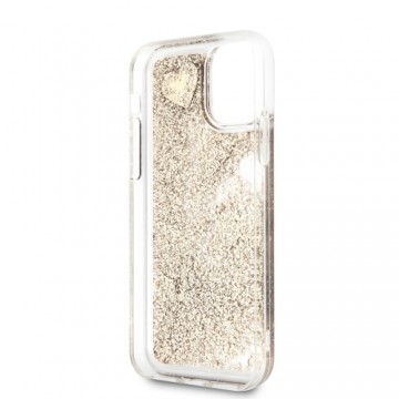 Guess Glitter Hearts Case for iPhone 11 Pro Max Gold
