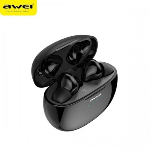 Awei Bluetooth headphone s 5.0 T15 TWS + dock station black image 3