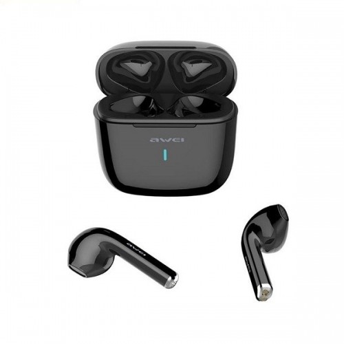 Awei Bluetooth headphones 5.0 T26 TWS + dock station black image 4