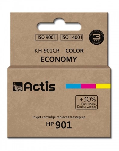 Actis KH-901CR ink for HP printer; HP 901XL CC656AE replacement; Standard; 21 ml; color image 1