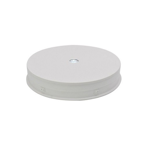 Puluz LED Rotating Turn-Table Display Stand,  Round 30cm, White image 1