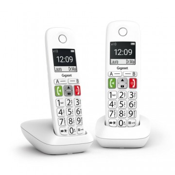 Fiksētais Telefons Gigaset E290 Duo Balts