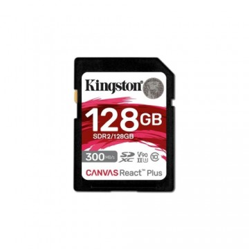 Карта памяти микро-SD с адаптером Kingston SDR2/128GB 128 Гб 8K Ultra HD SDXC UHS-II