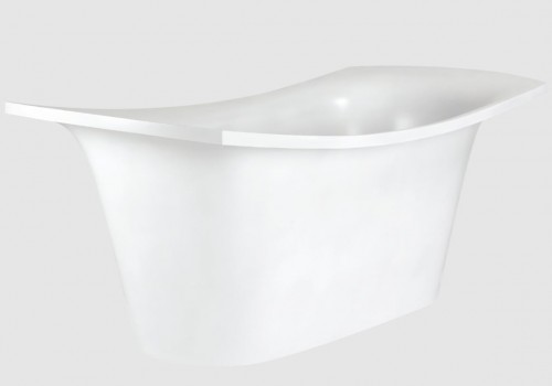 PAA BEL CANTO Glossy White VABEL/00  свободно стоящая ванна из каменной массы image 1