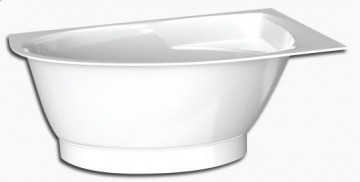 PAA TRE Glossy White VATRE/K/00 ванна из каменной массы (левая)