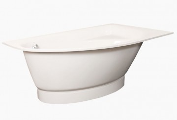PAA TRE GRANDE Glossy White VATREGR/K/00 ванна из каменной массы (левая)