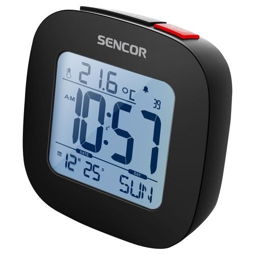 Sencor SDC 1200 B alarm clock Digital alarm clock Black image 1