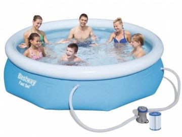 BESTWAY • PROMPT POOL WITH A PUMP • 305 x 76 cm • 3 638 l • Tool-Free Assembly In 10 minutes • Swimming Pool • PVC • 57270 (12055-0)